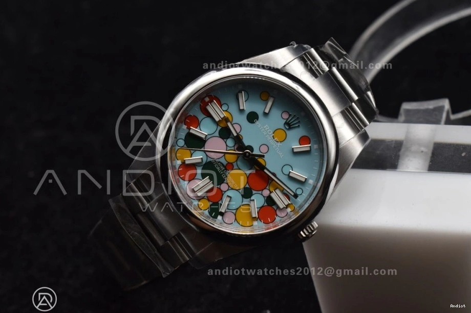 Clean 41mm Dial Best 124300 1:1 Celebration Edition VR3230 Perpetual 904L Oyster Steel 0410